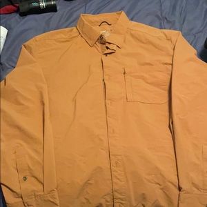 Swiss Tech Tan Button Down